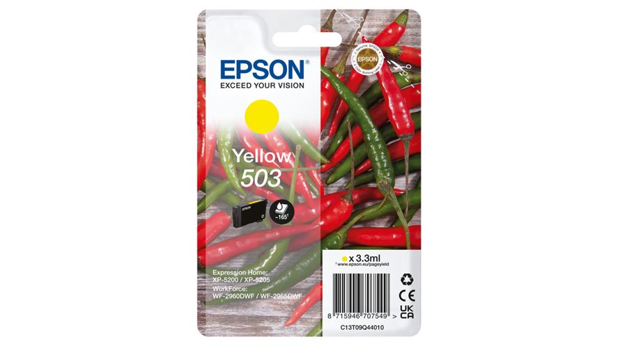 Tinteiro EPSON 503 amarelo  - WF-296x, XP-520x