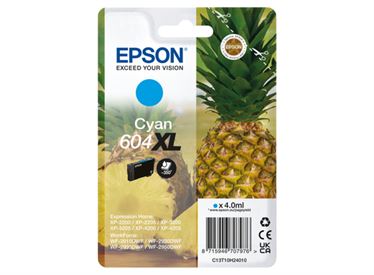 Tinteiro EPSON 604 cianoXL  - WF-2910/ 293x/ 2950, XP-220x/ 320x/ 420x