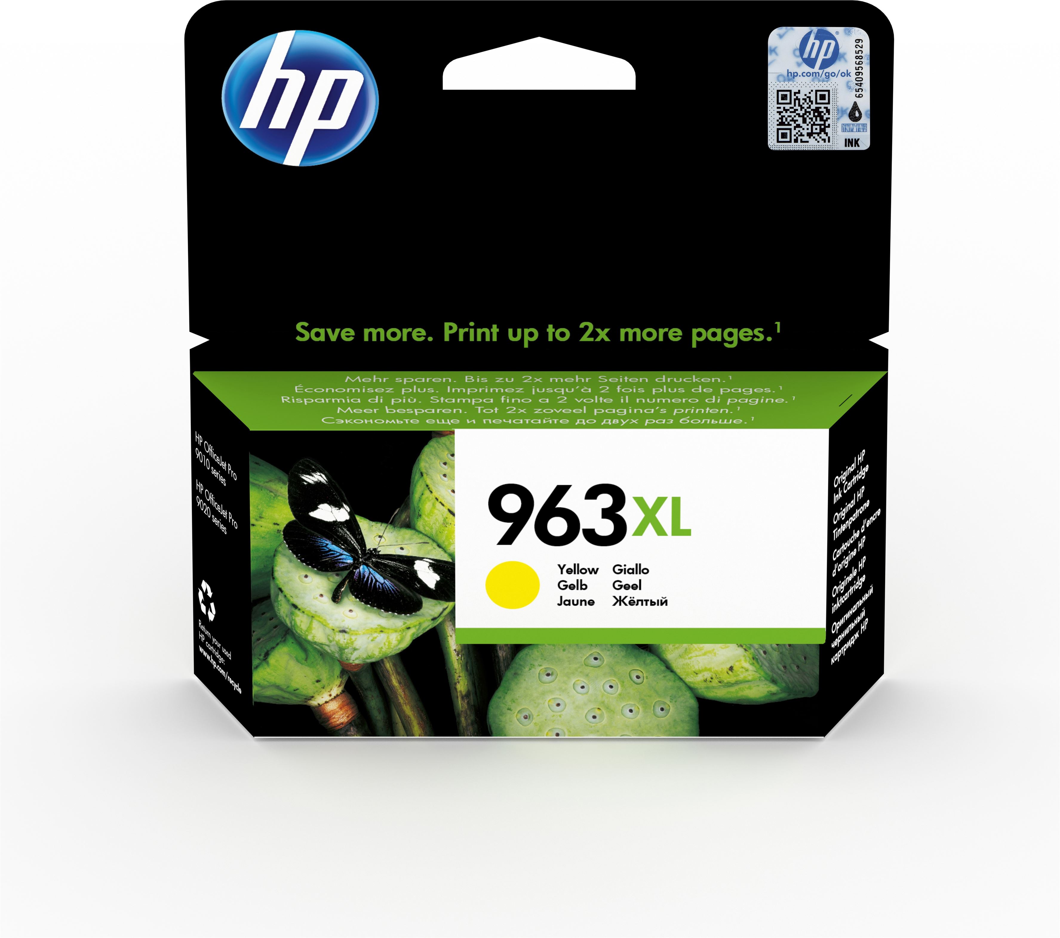 HP 963XL High Yield Yellow Ink