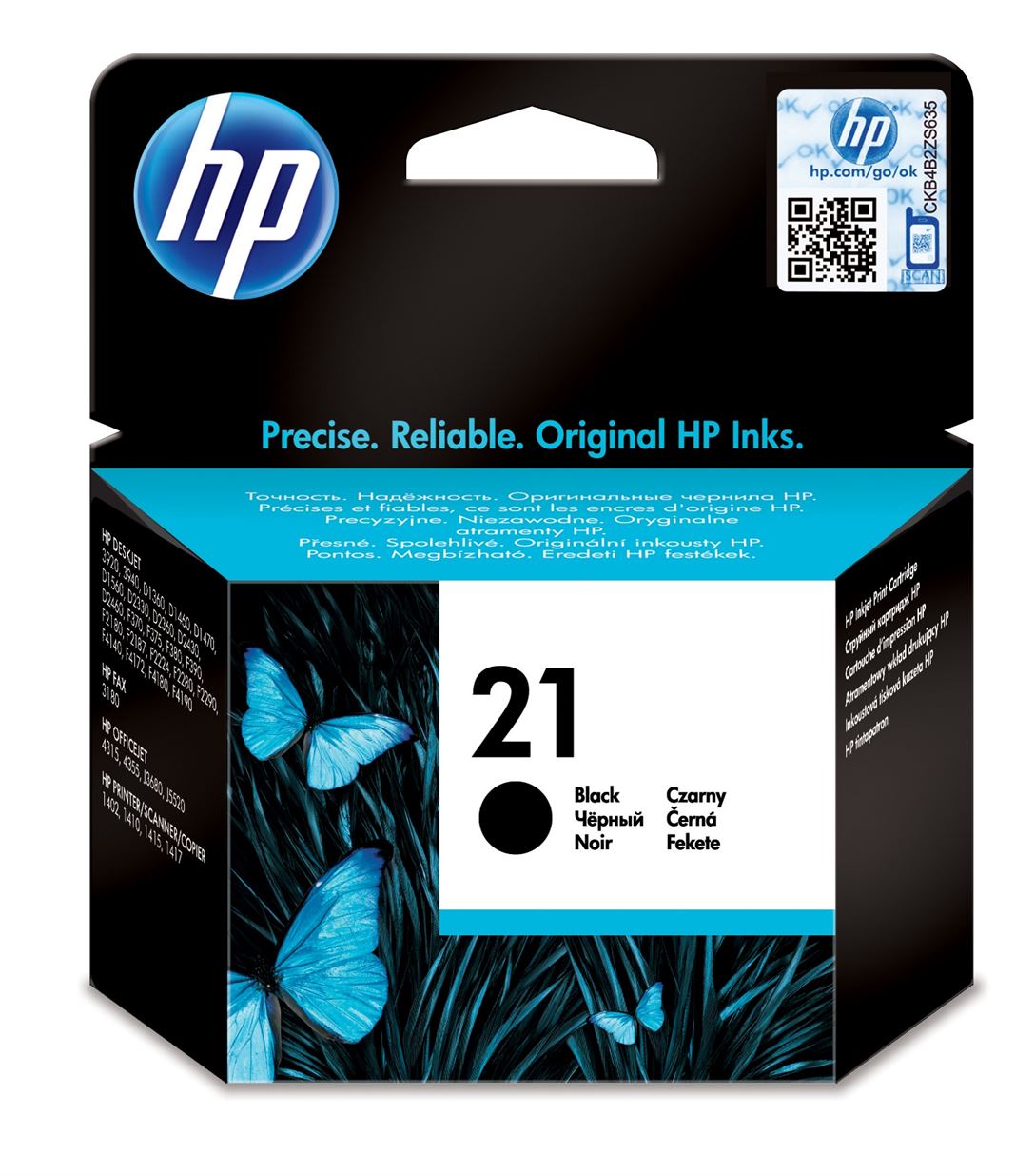 HP Nr21 ink black 5ml PSC1410