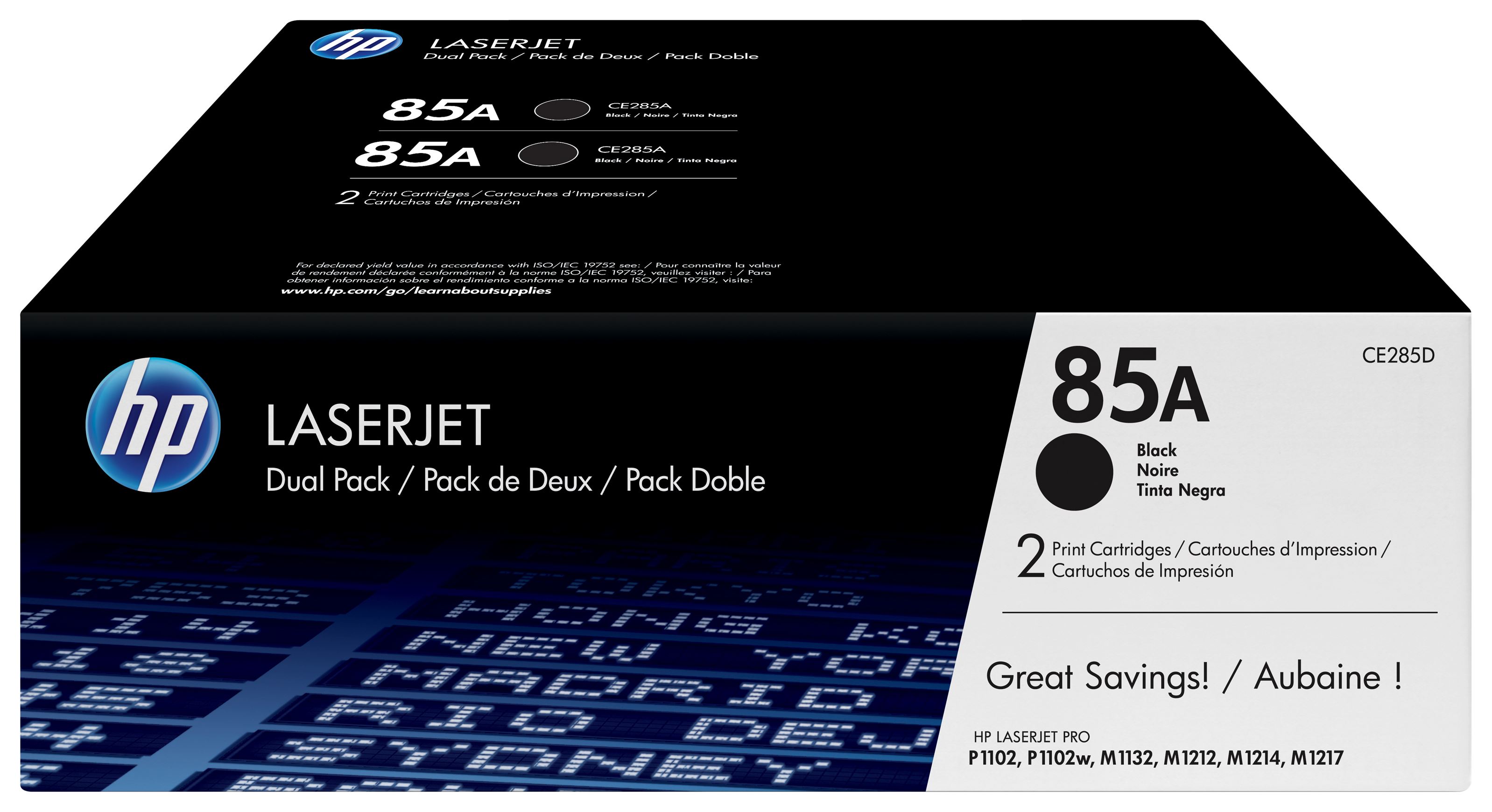 HP 2x Toner CE285A black HV