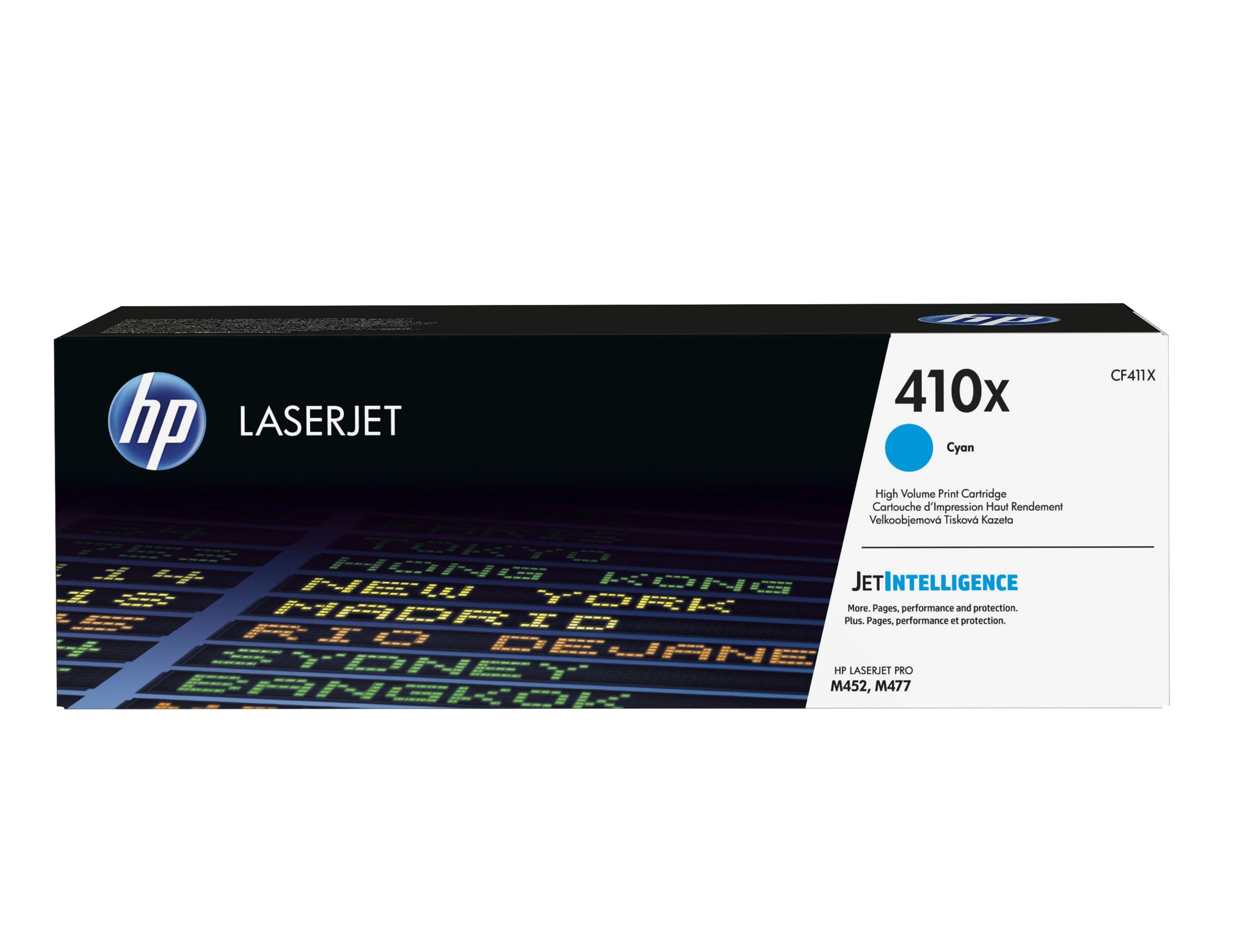 HP 410X Original Toner Cartridge cyan HY