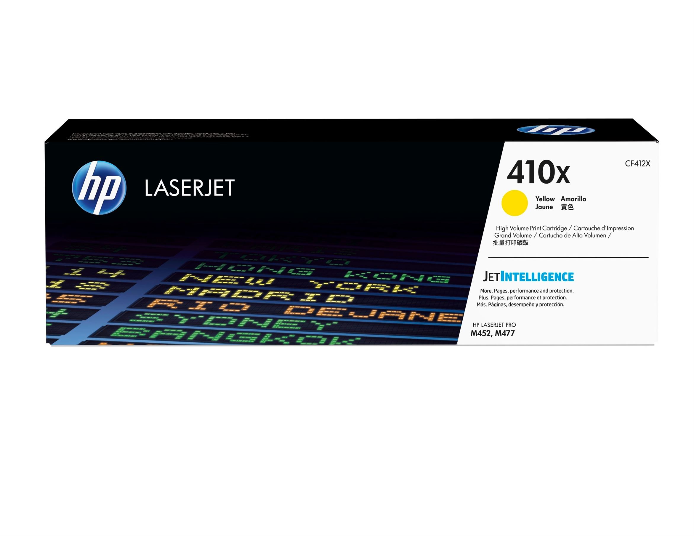 HP 410X Original Toner Cartridge yell HY