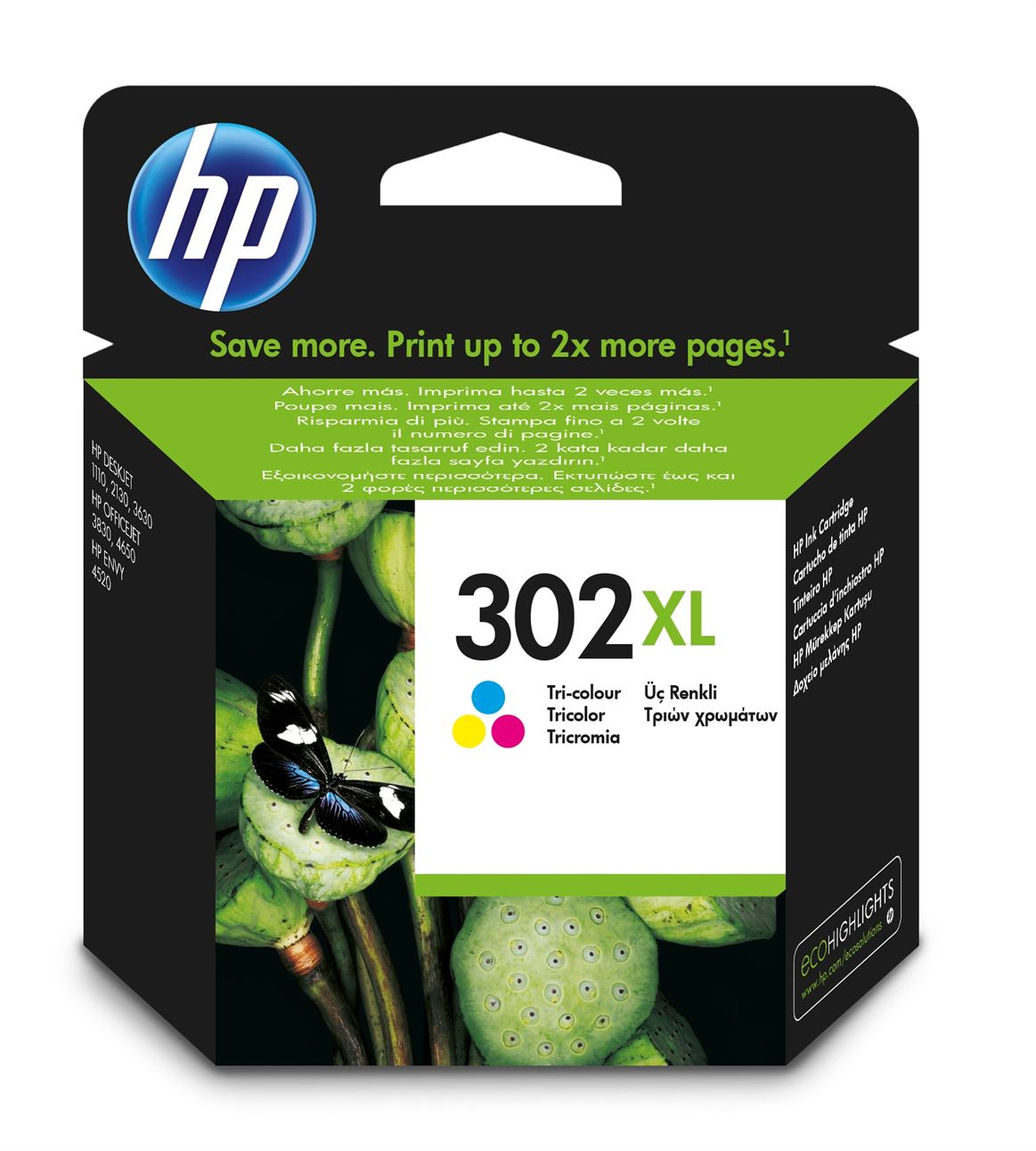 HP 302 XL Tri-color ink 330 pages