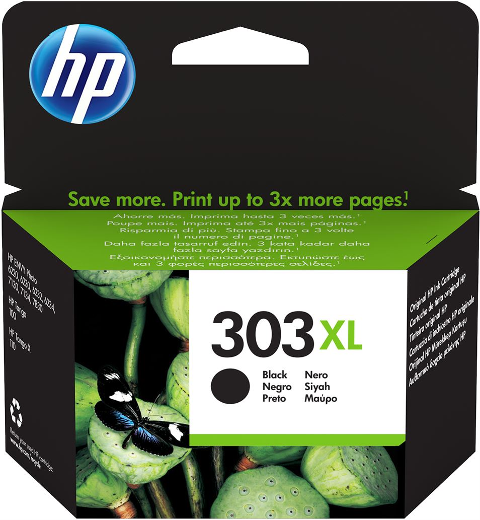 HP 303XL High Yield Black Ink Cartridge