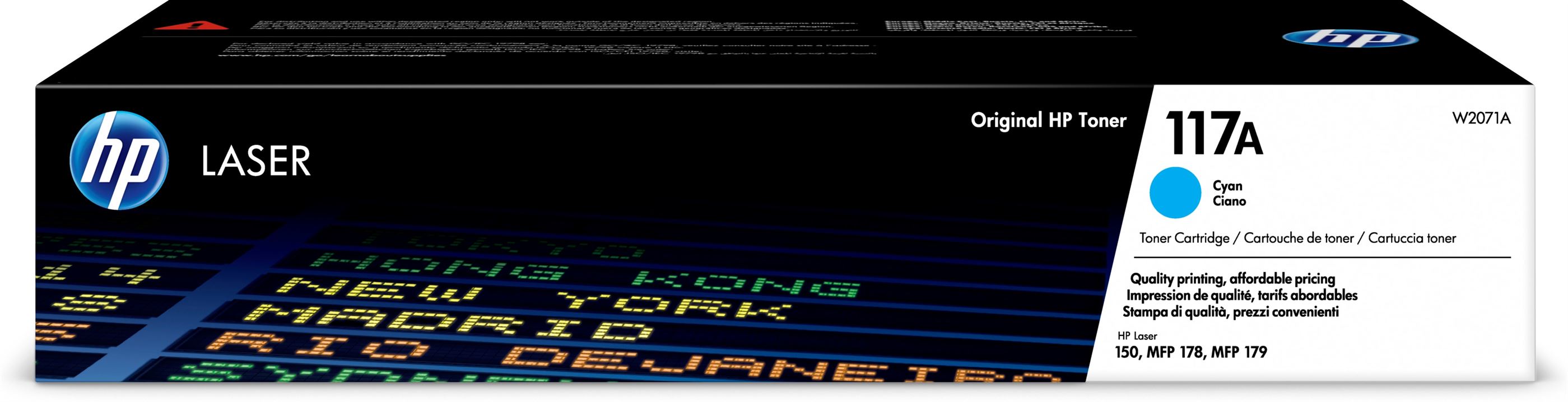 HP 117A Cyan Laser Toner Cartridge