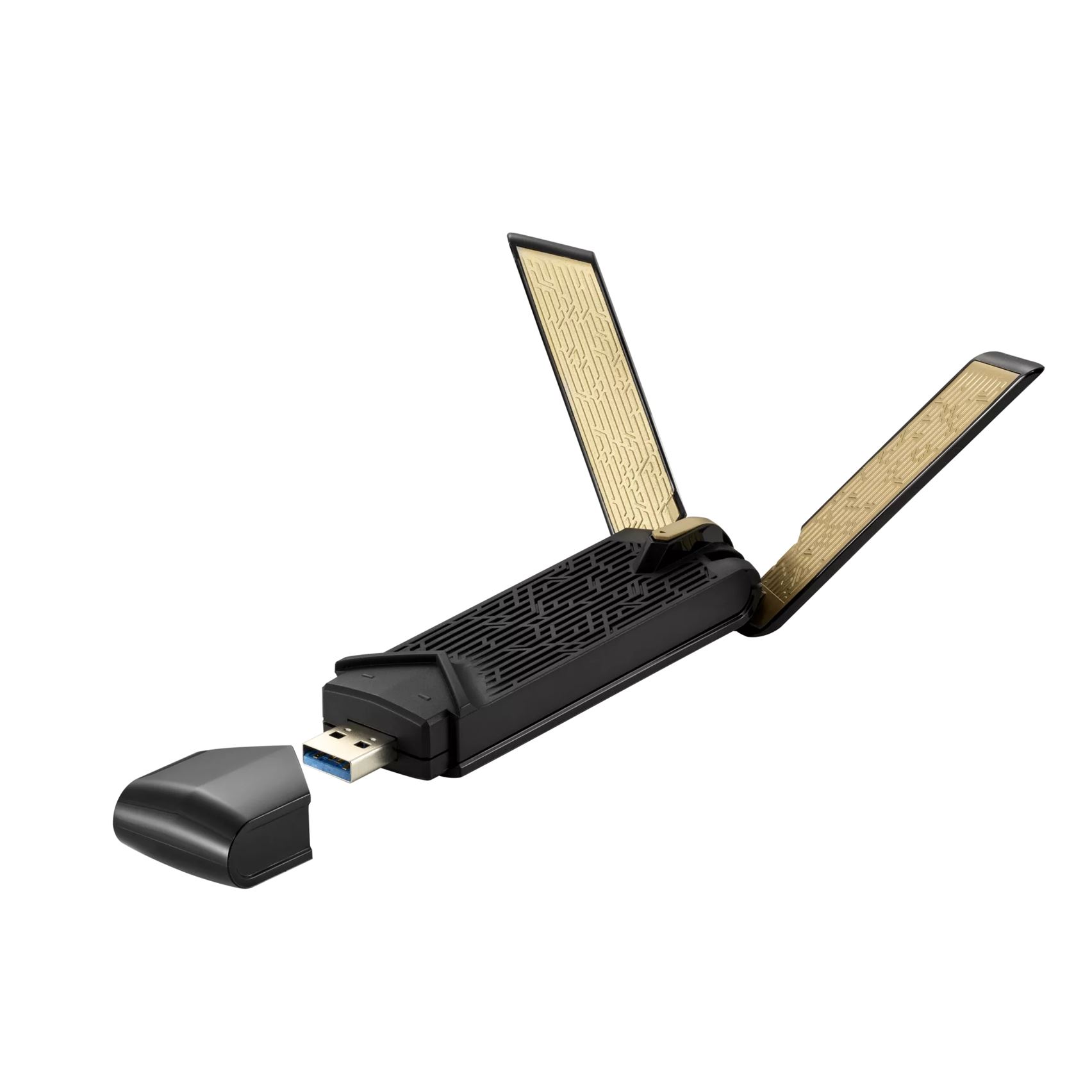 Adaptador ASUS USB-AX56 sem base, Wireless DualBand AX1800 WiFi 6 AiMesh Extender