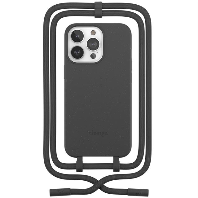 Capa Change Woodcessories Black / Biomaterial para iPhone 14 Pro