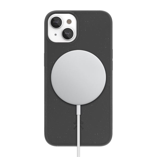 Capa Woodcessories Bio Antimicrobial Magsafe Black/Biomaterial para iPhone 13 / 14