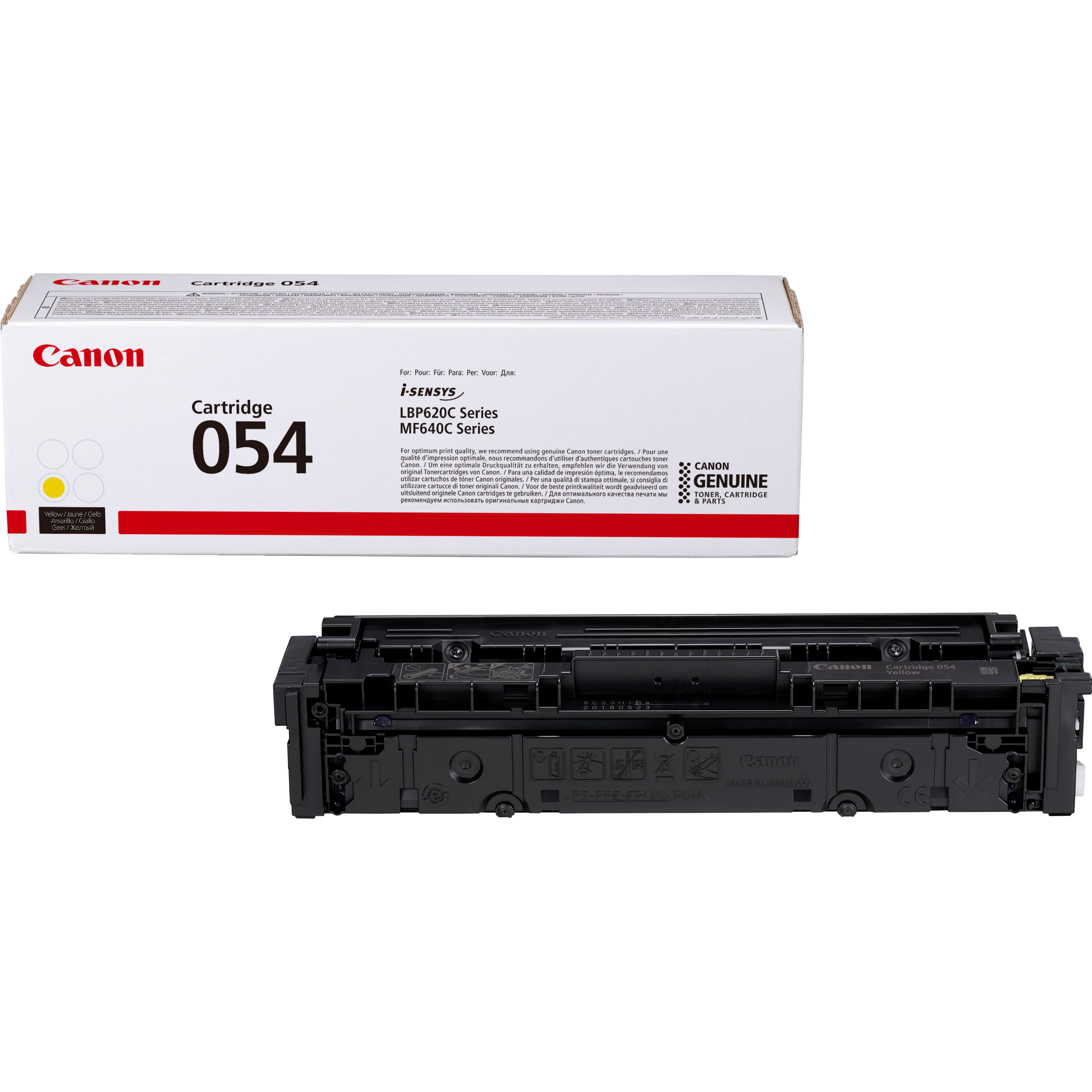 Toner CANON 054 Amarelo - i-SENSYS LBP62xC/M64xC