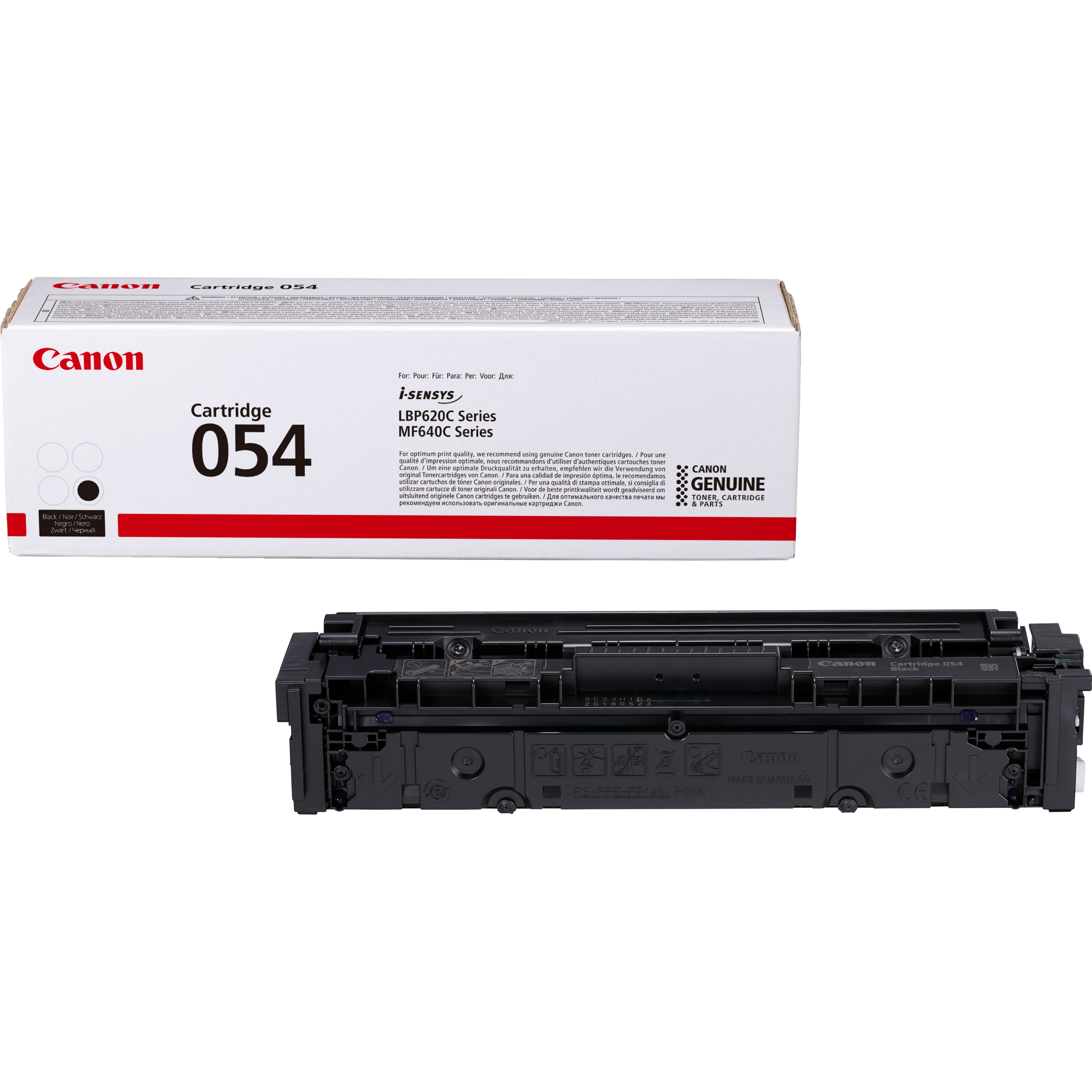 Toner CANON 054 Preto - i-SENSYS LBP62xC/M64xC