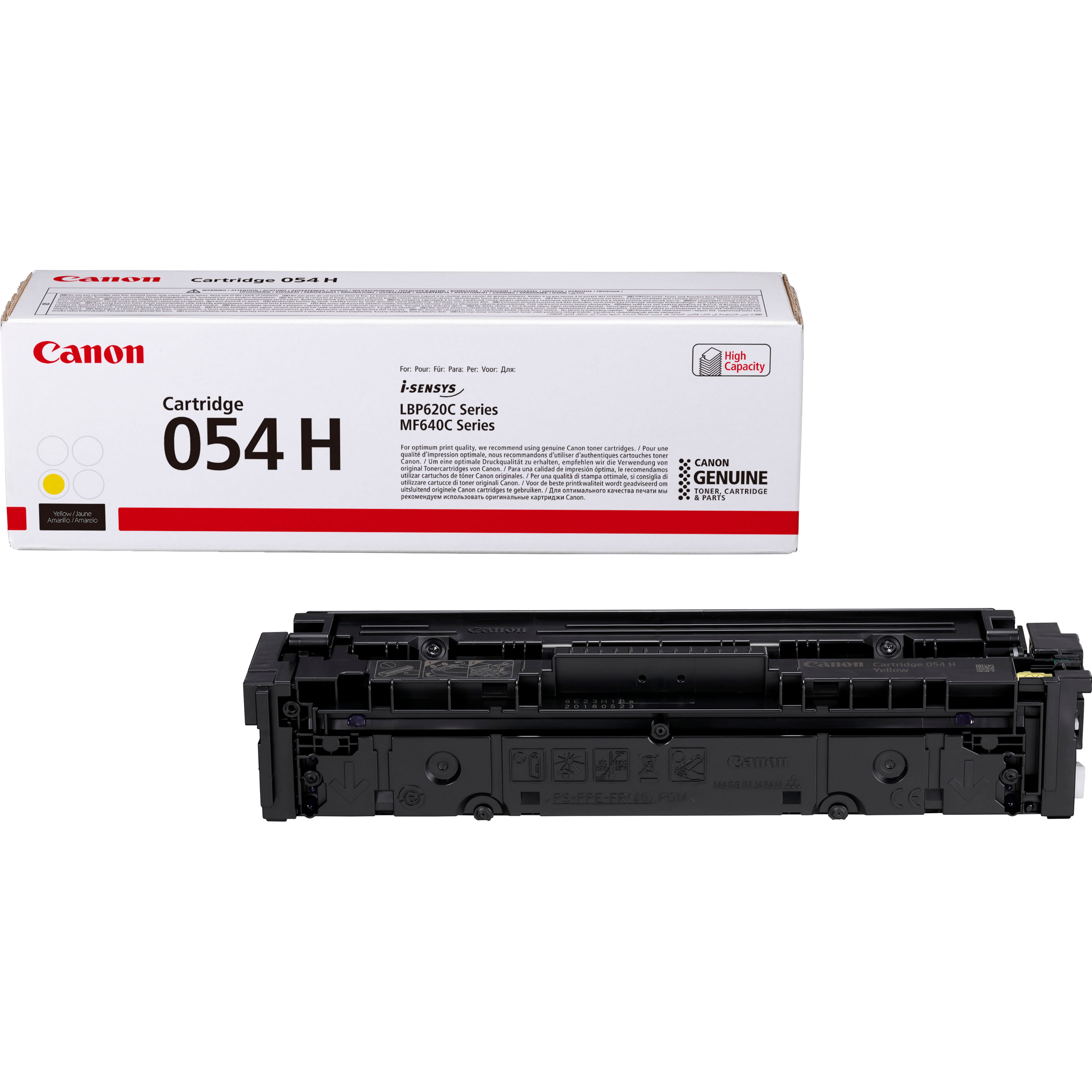 Toner CANON 054 Amarelo Alto Rendimento - i-SENSYS LBP62xC/M64xC