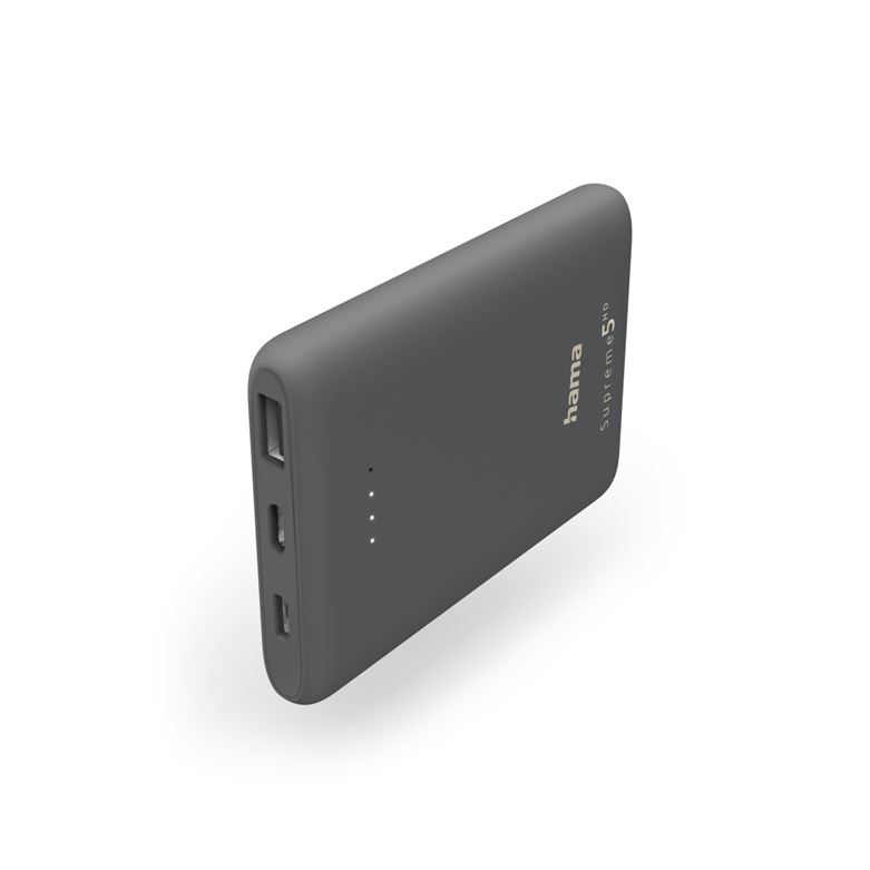 Powerbank Power Pack HAMA "Supreme 5HD", 5000mAh, preto - 201671