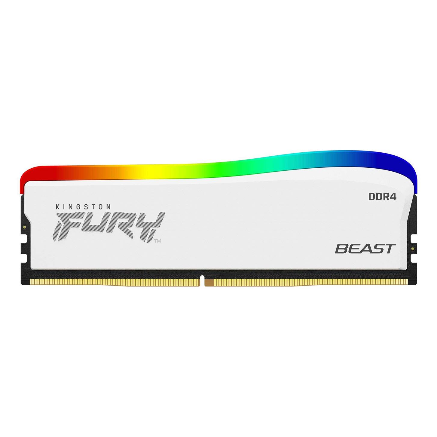 Dimm KINGSTON 8GB DDR4 3600MT/s CL17 1.35V FURY Beast White RGB SE