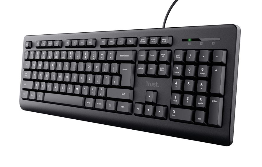 Teclado TRUST BASICS KEYBOARD PT - 24905
