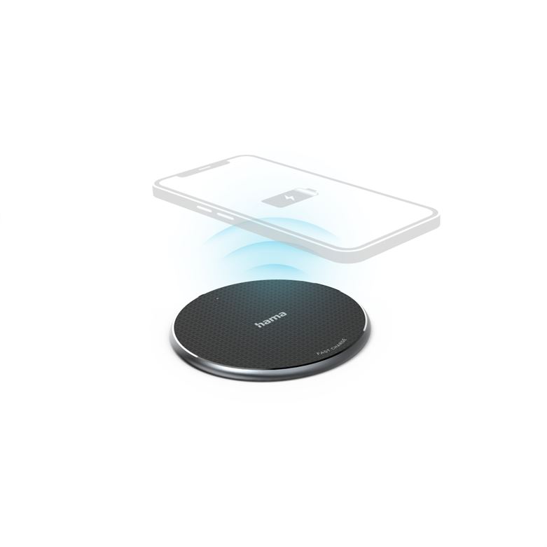 Carregador HAMA Wireless "QI-FC10", 10 W - 201683