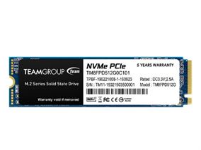 SSD M.2 PCIe NVMe Team Group 512GB MP33 PRO-2400R/2100W-220/200K IOPS