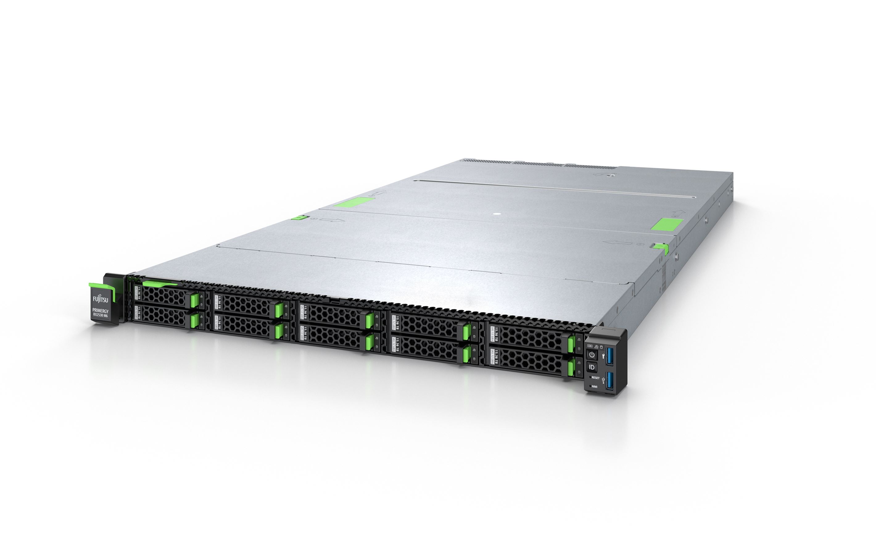 SERVIDOR FUJITSU PRIMERGY RX2530 M6 Xeon 4310 12C 2,10 GHz,32GB DDR4,Raid 0,1,4x1Gb,8x2,5", 3YrOS