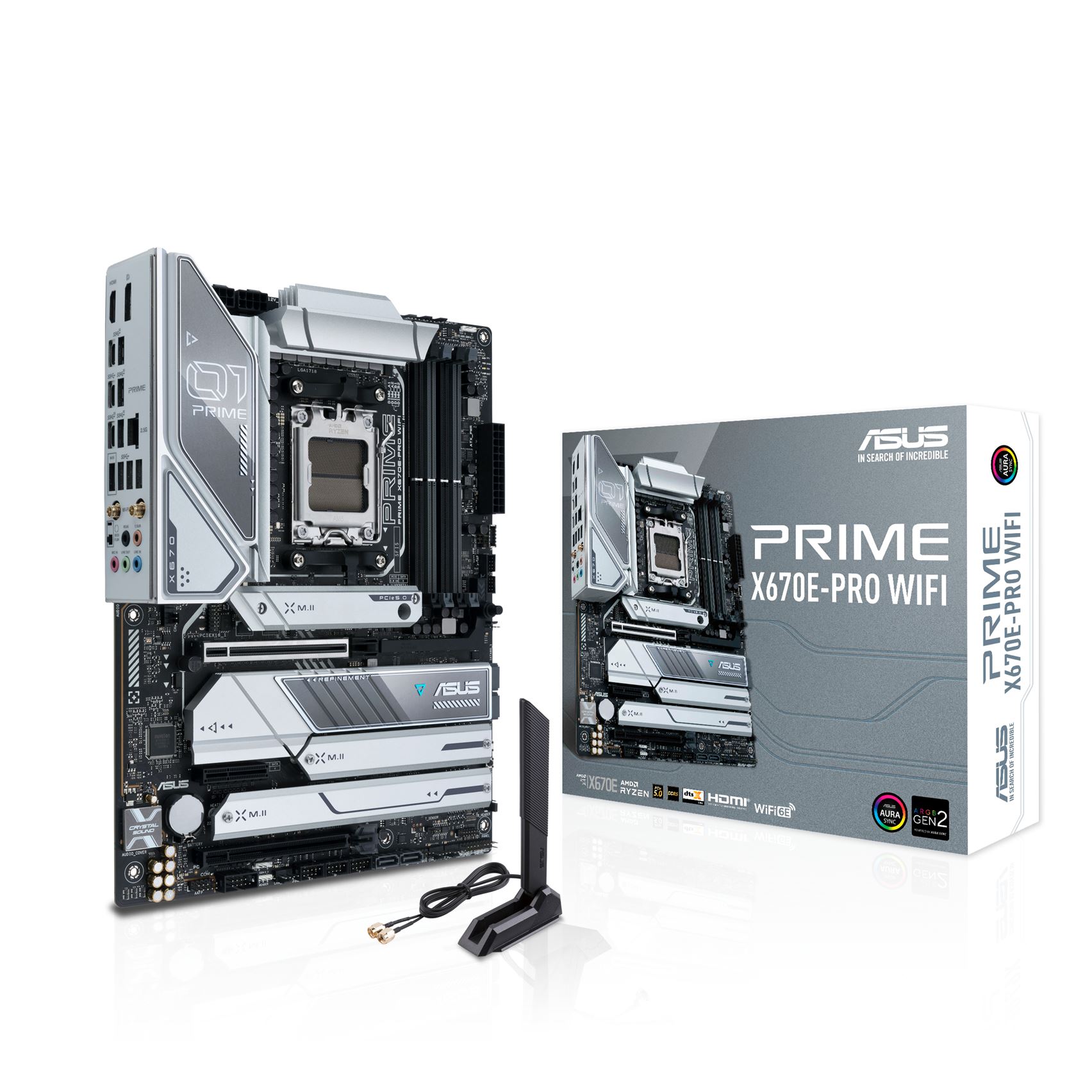 MB ASUS AMD PRIME X670E-PRO WIFI, SK AM5 4xDDR5 HDMI/DP ATX