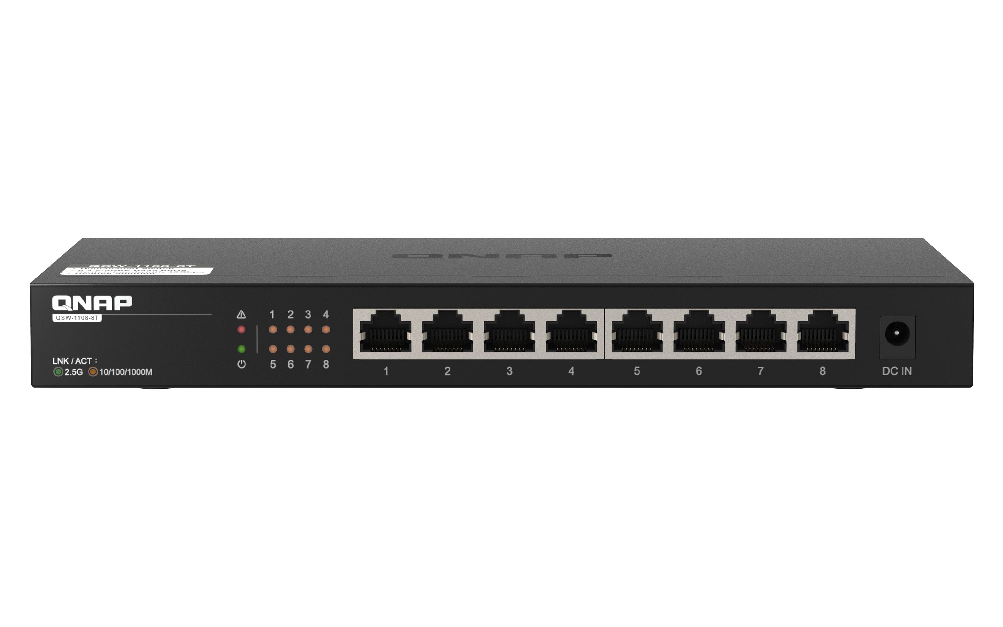 SWITCH QNAP 8 ports 2.5Gbps - unmanaged / Desktop