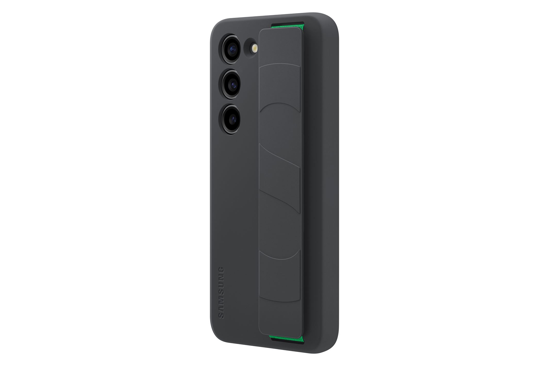 Capa Samsung Galaxy S23 Silicone Preta c/ fita