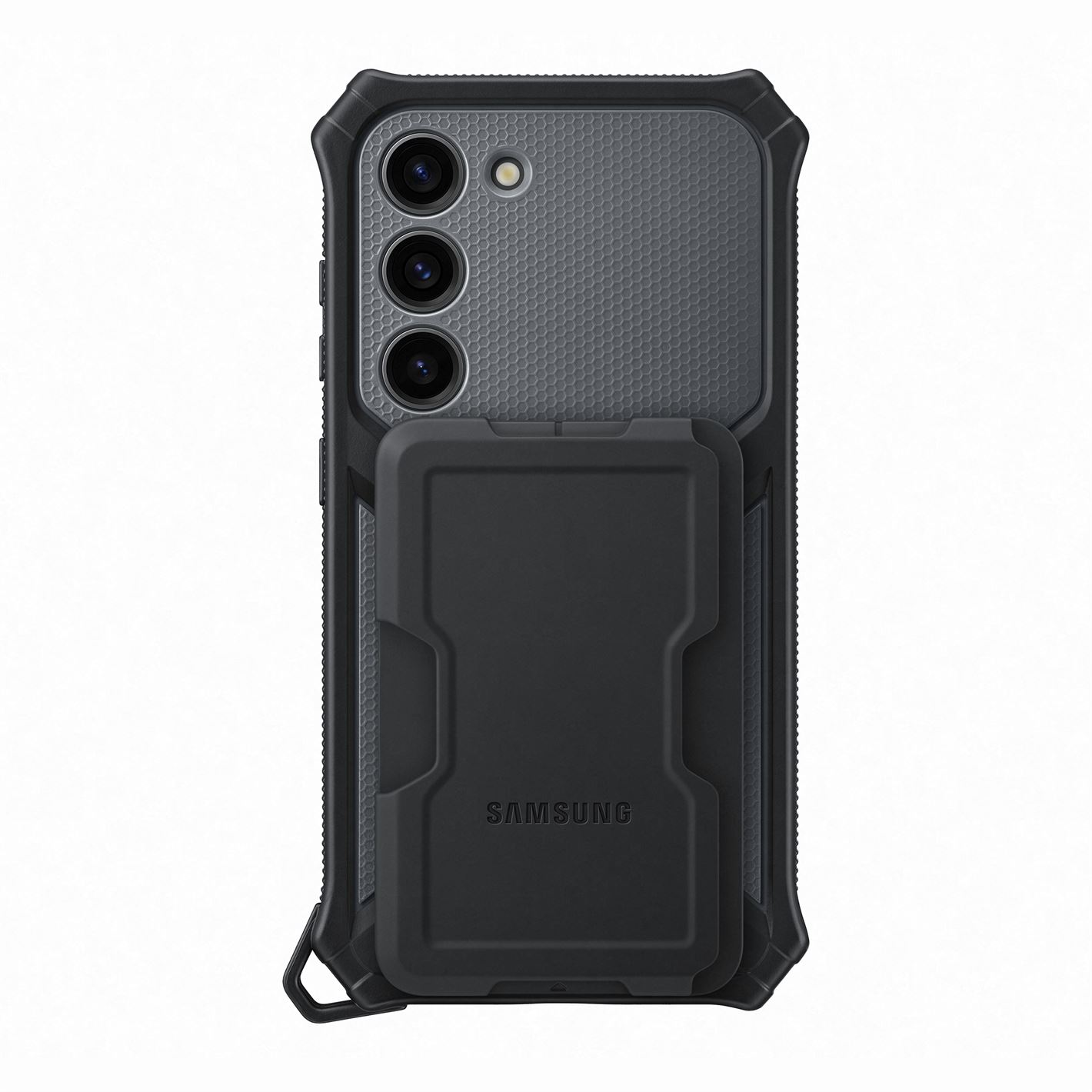 Capa Samsung Galaxy S23 Anti-choque com inserção para acessórios Preta