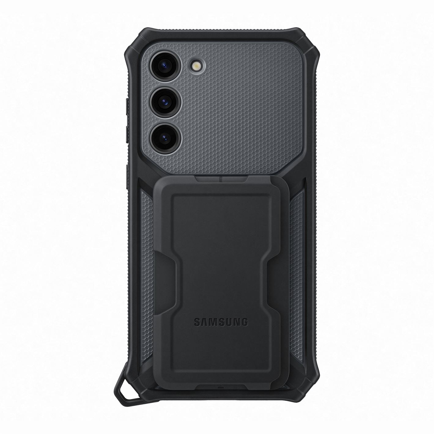 Capa Samsung Galaxy S23+ Anti-choque com inserção para acessórios Preta