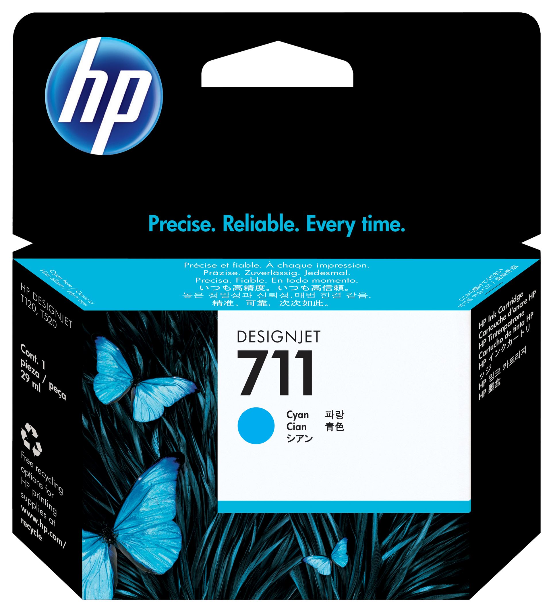 HP 711 ink Cyan29 ml DJ T120 520