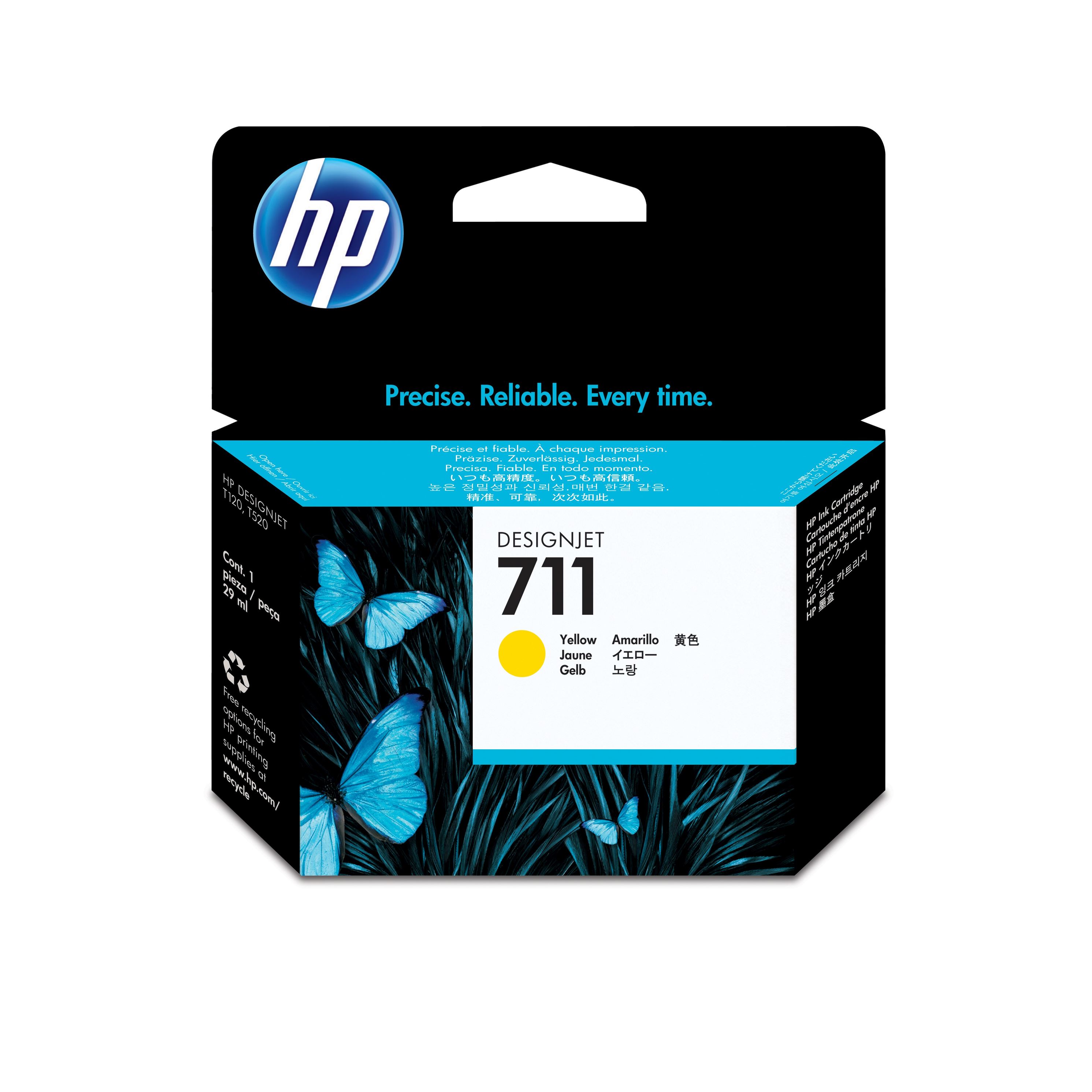 HP 711 ink yellow 29 ml DJ T120 520