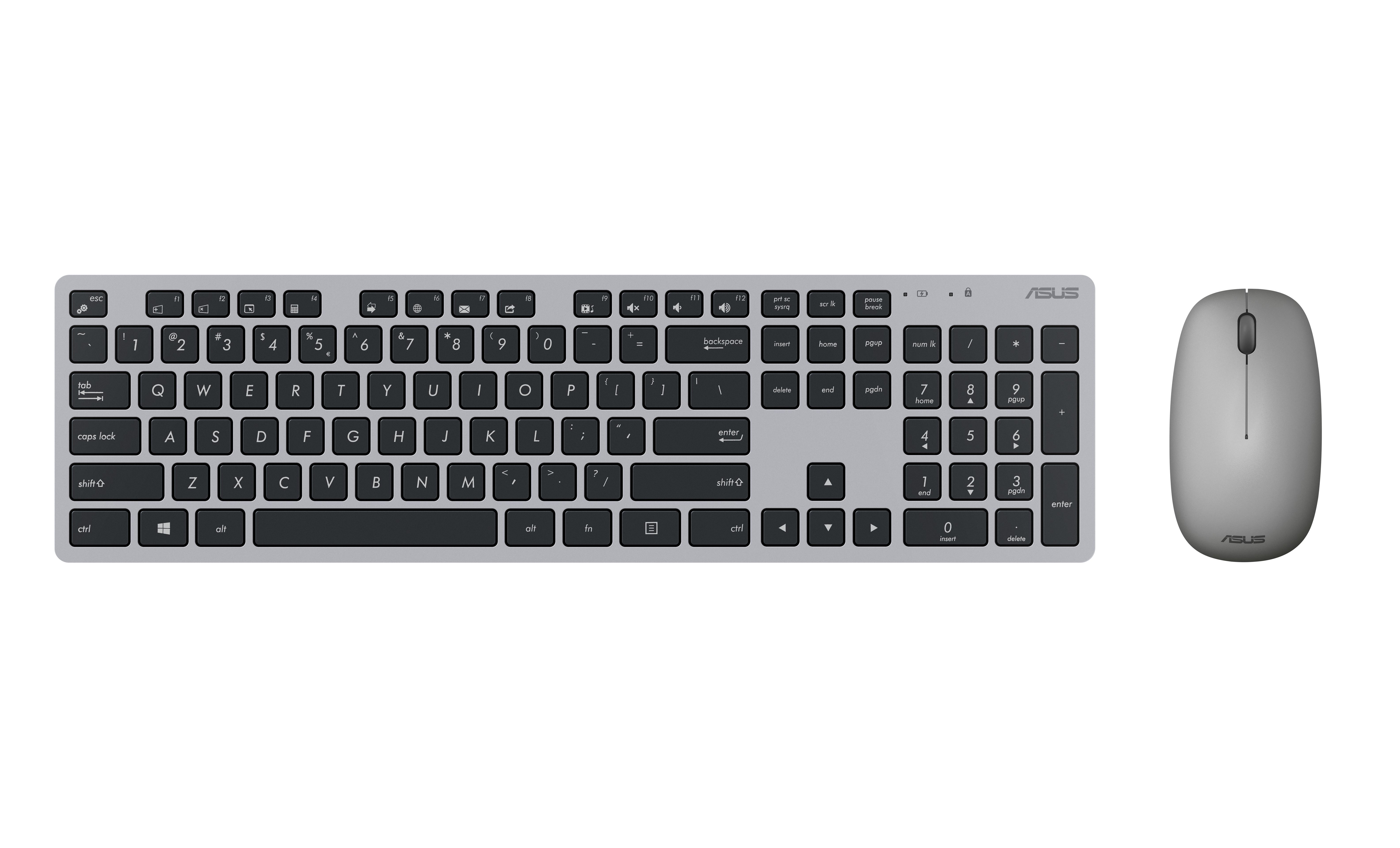 Teclado+Rato Asus Wireless W5000 Cinza USB -W5000