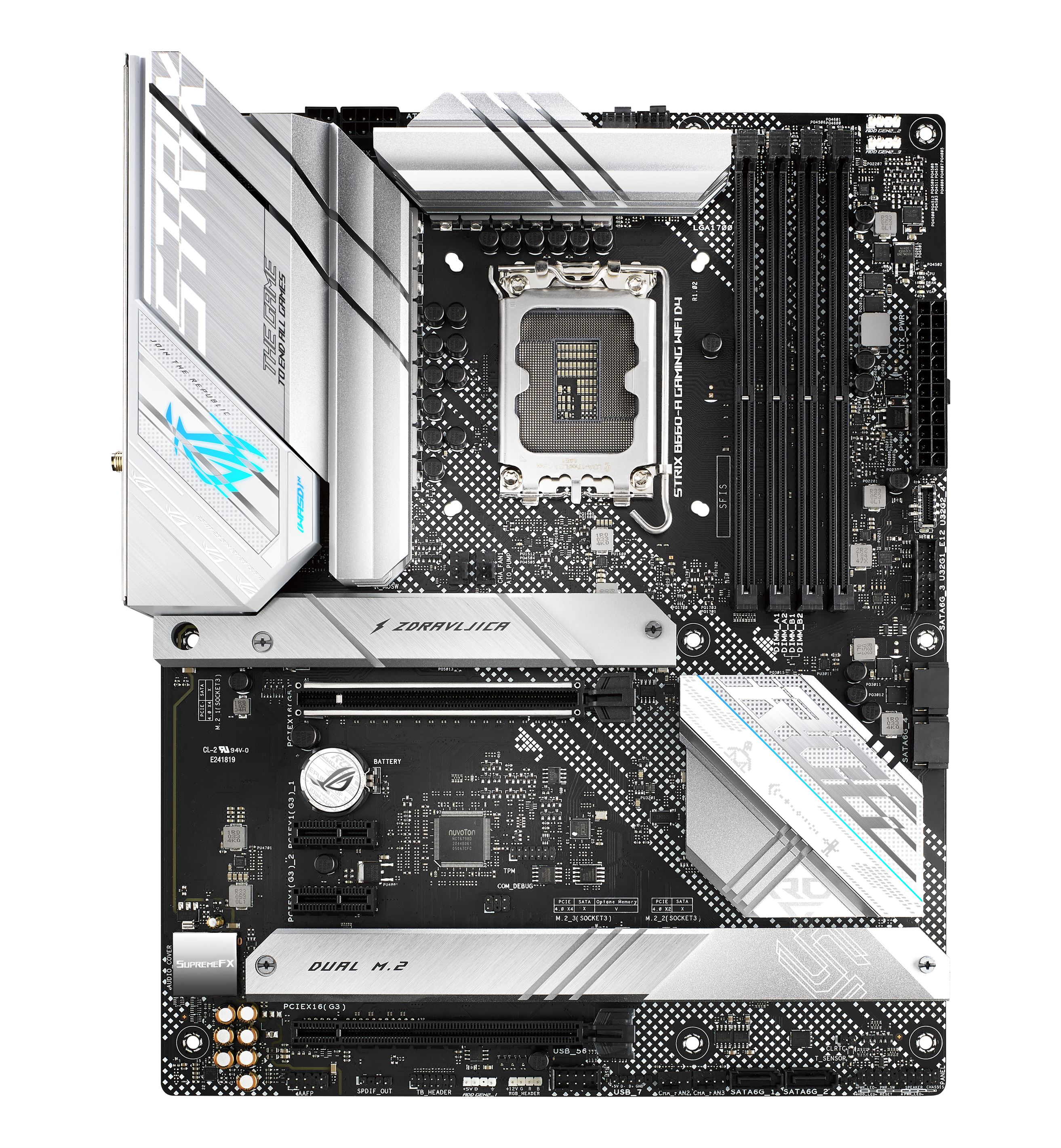 MB ASUS ROG STRIX B660-A GAMING WIFI D4, SK LGA1700 4DDR4 HDMI/DP ATX