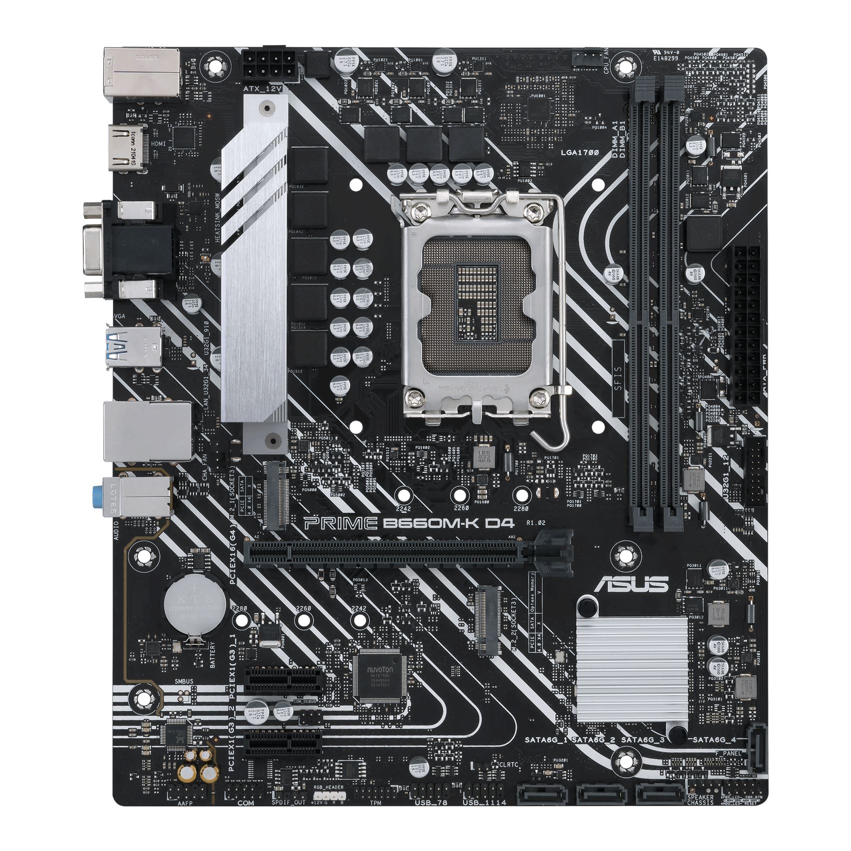 MB ASUS PRIME B660M-K D4, SK LGA1700 2DDR4 VGA/HDMI mATX