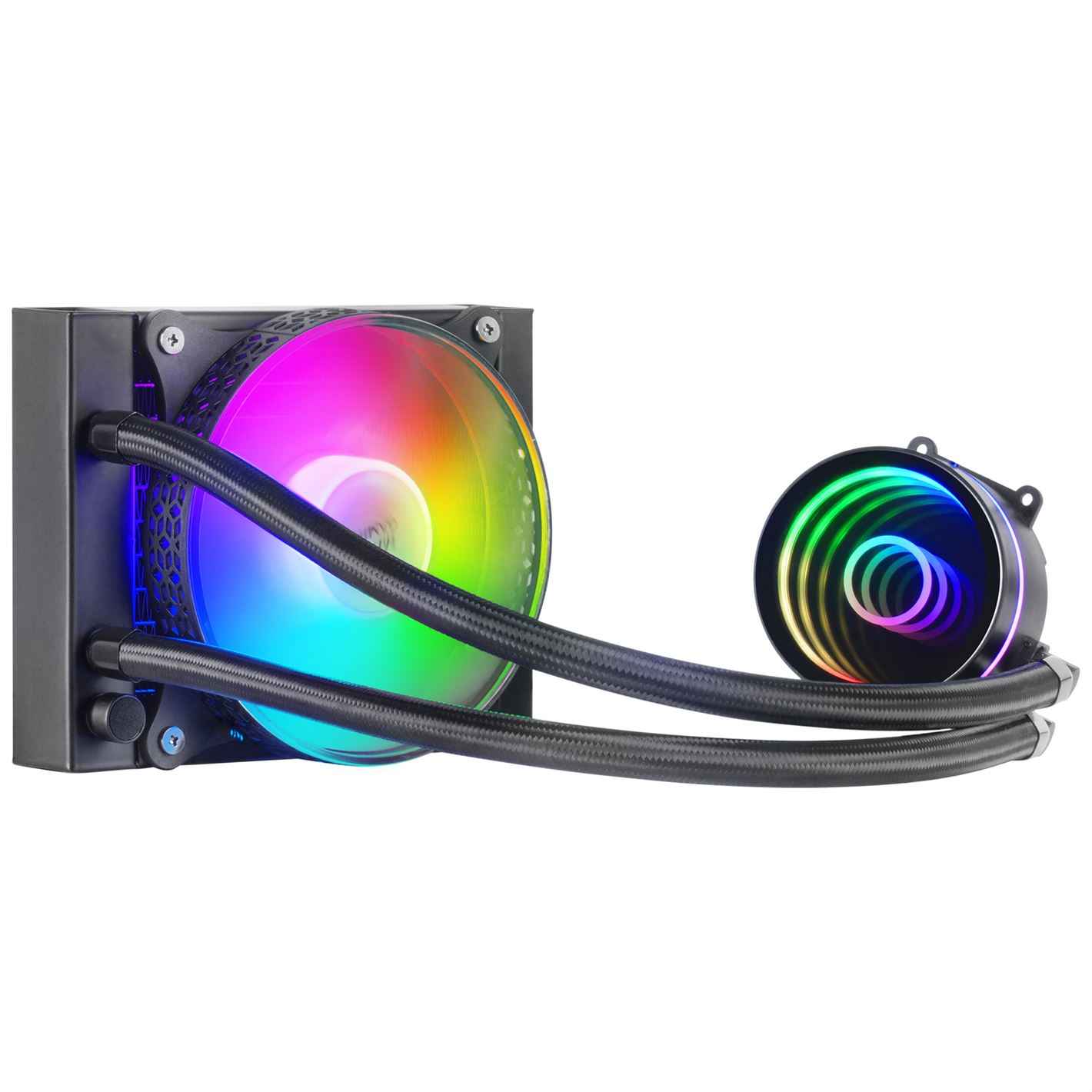 Cooler MARS GAMING ML-ONE120 WATERCOOLING AIO, 12CM FRGB FAN, INFINITY MIRROR, BLACK