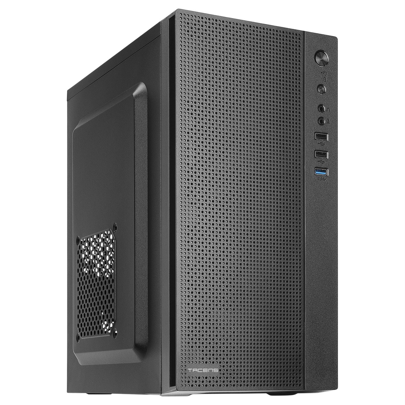 Caixa TACENS ANIMA AC5500 MICRO-ATX CASE + 500W PSU, FRONT MESH, USB 3.0, BLACK