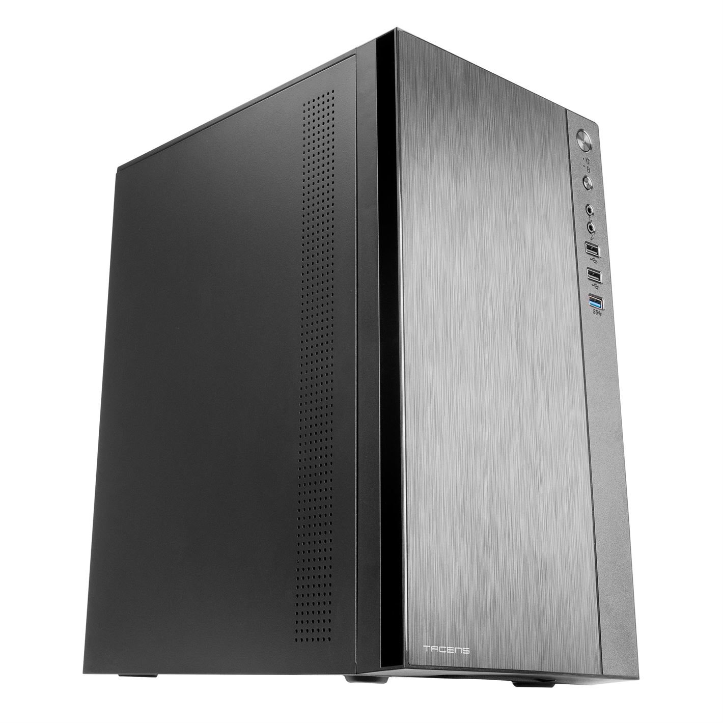 Caixa TACENS ANIMA ACX500 PREMIUM MICRO-ATX CASE + 500W PSU, 12CM FAN, USB 3.0, BLACK