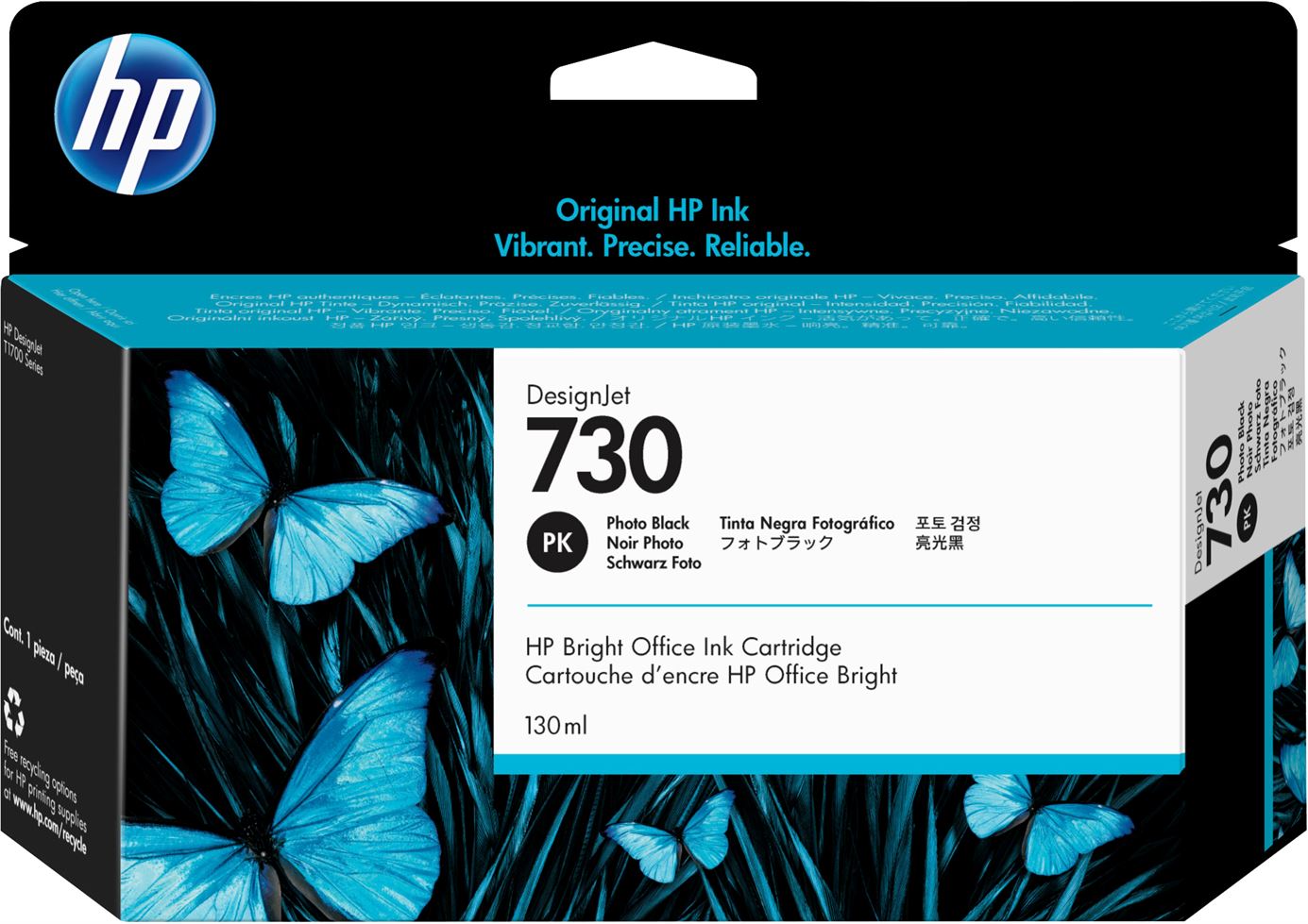 HP 730 130 ml Photo Black Ink Crtg