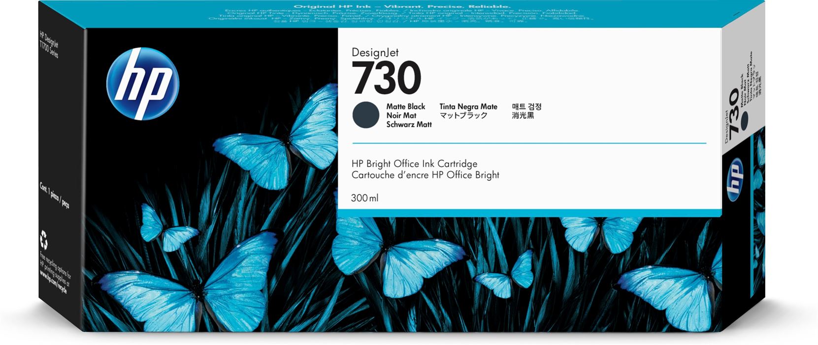 HP 730 300 ml Matte Black Ink Crtg