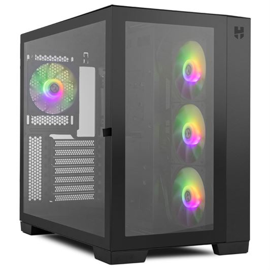 Caixa NOX Hummer Astra ARGB Mid Tower Black ATX