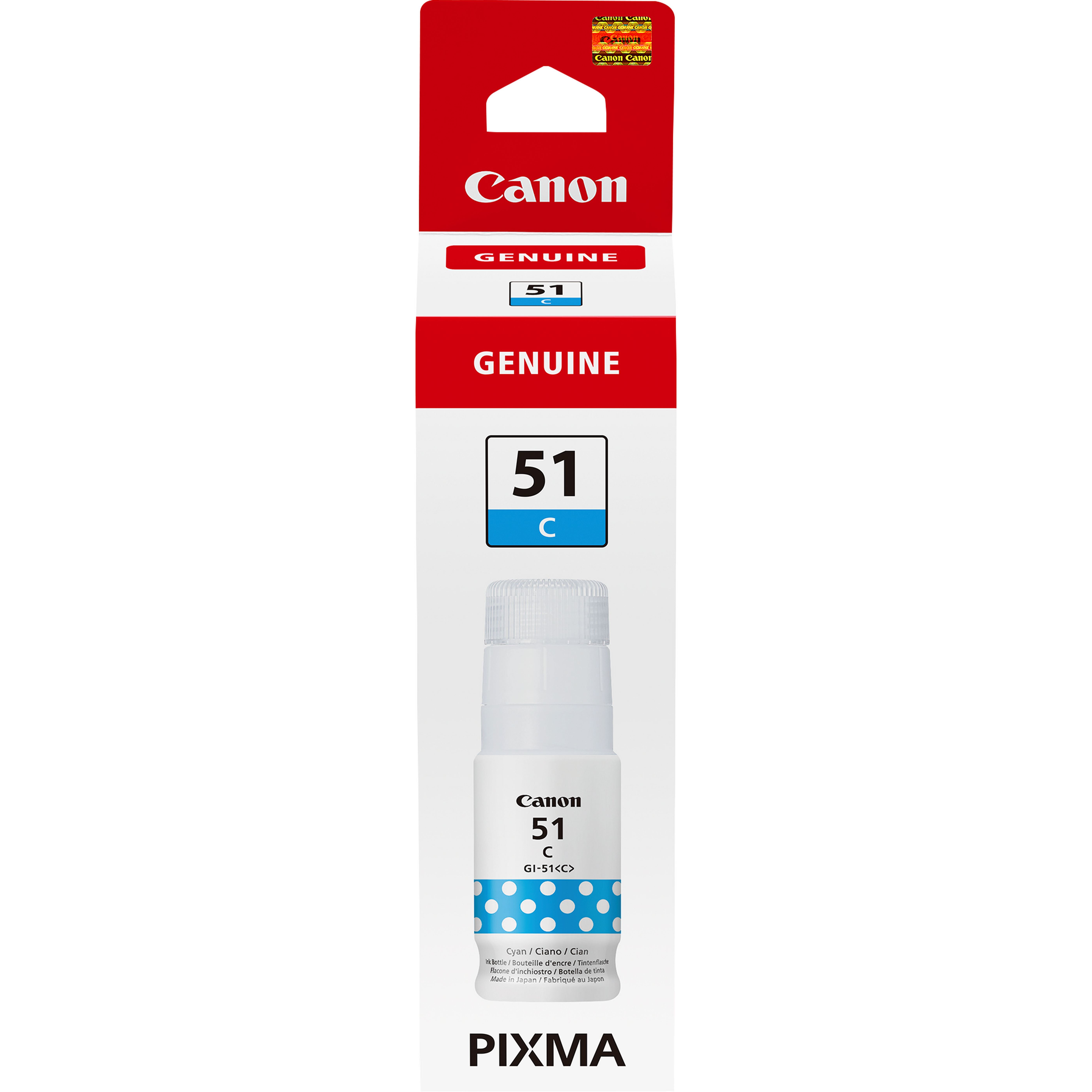 Tinteiro CANON GI-51 Ciano