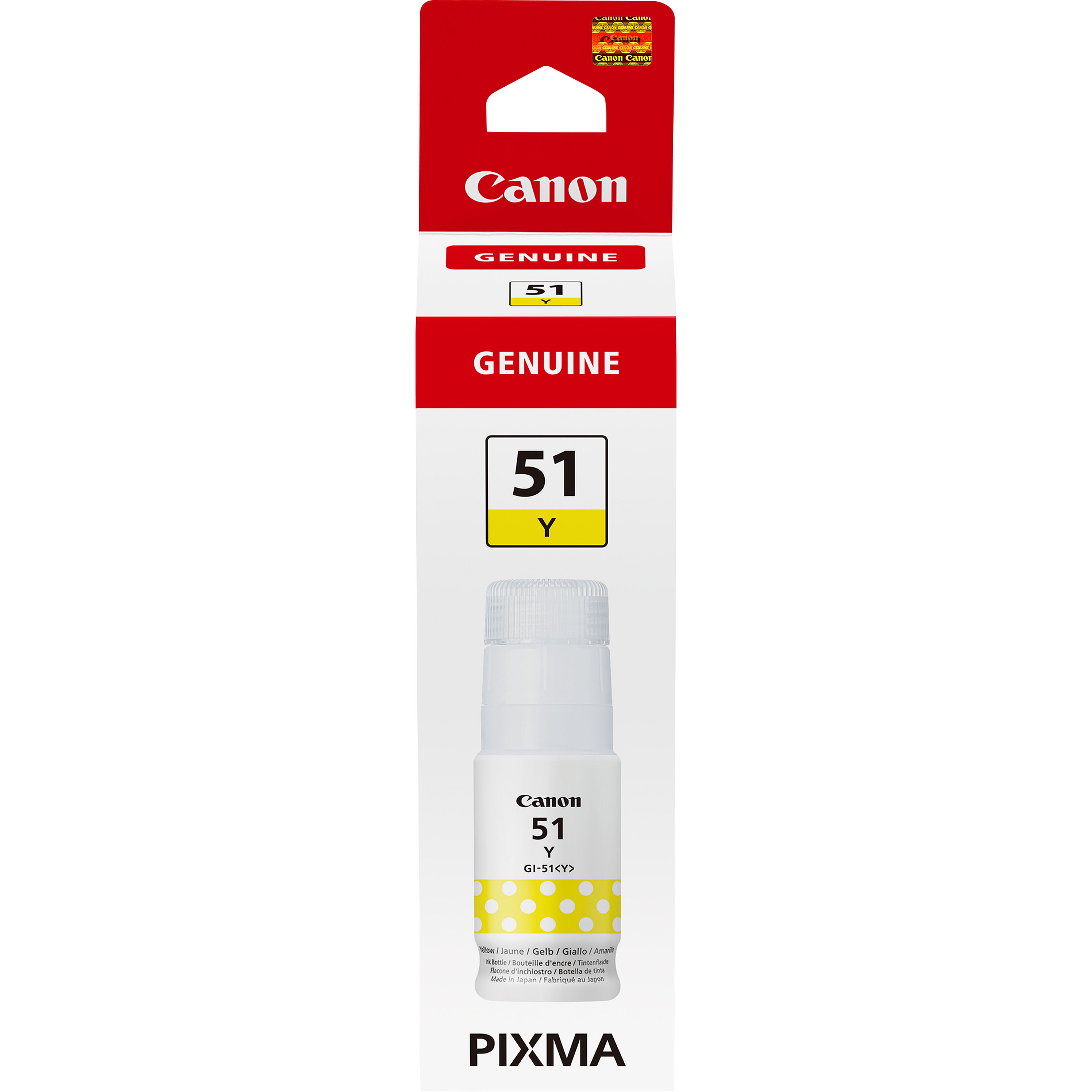 Tinteiro CANON GI-51 Amarelo