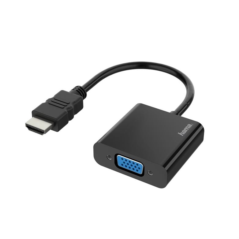 Adaptador HAMA HDMI-VGA, HD 1920 x 1080 pixels (1080p) - 200343