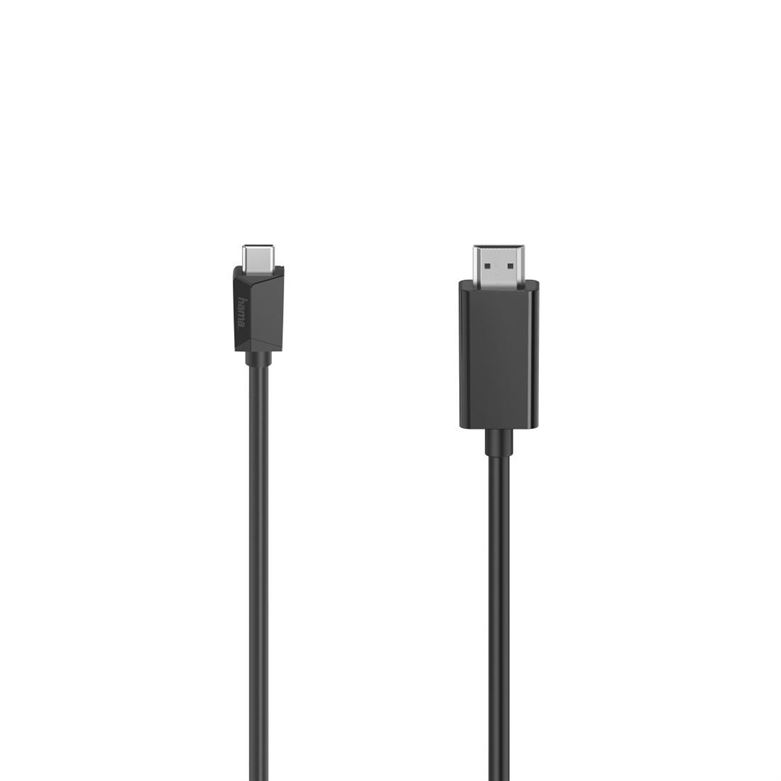 Cabo de monitor HAMA USB-C Plug - HDMI, Ultra-HD 4K, 1.50 m - 200718