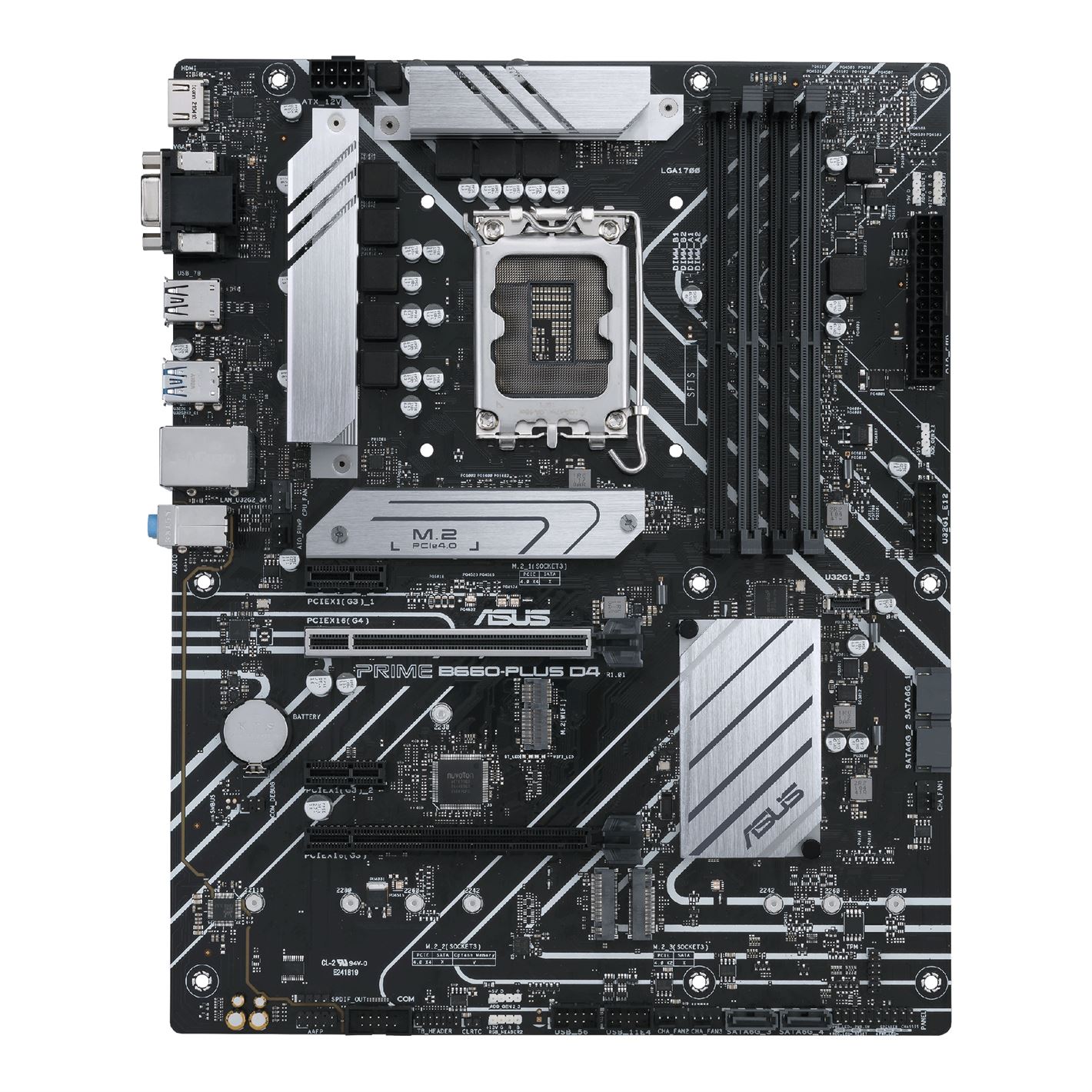 MB ASUS PRIME B660-PLUS D4, GEN2  SK LGA1700 4DDR4 VGA/HDMI/DP ATX