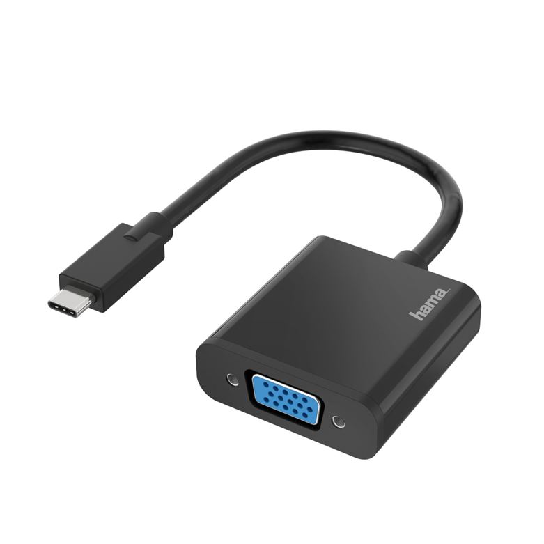 Adaptador HAMA USB-C para VGA, Full HD 1080P 200317