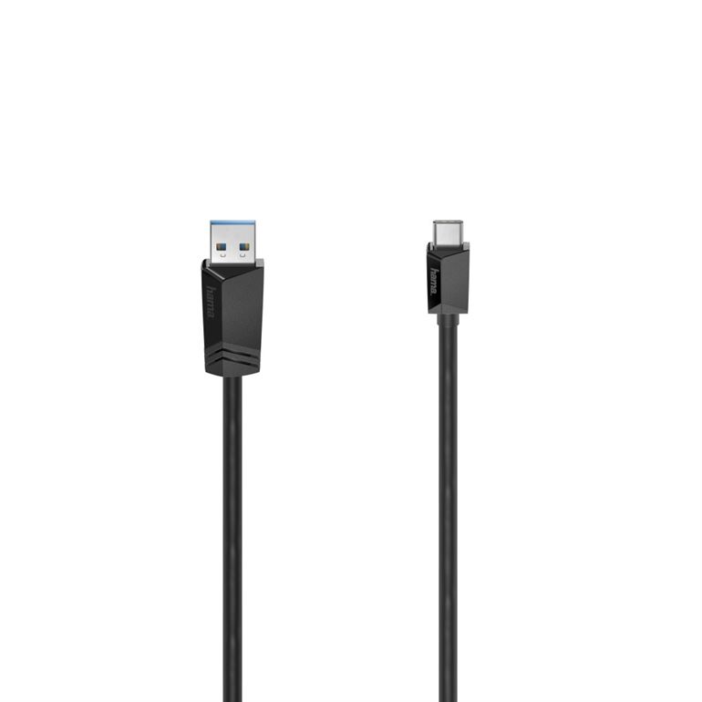 Cabo HAMA conexão USB Type-C - USB-A, 3.2 Gen1, 5 Gbit/s, 1,50 m 200652