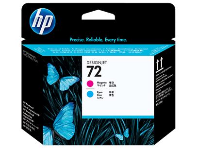 HP 72 Printhead magenta and cyan Vivera