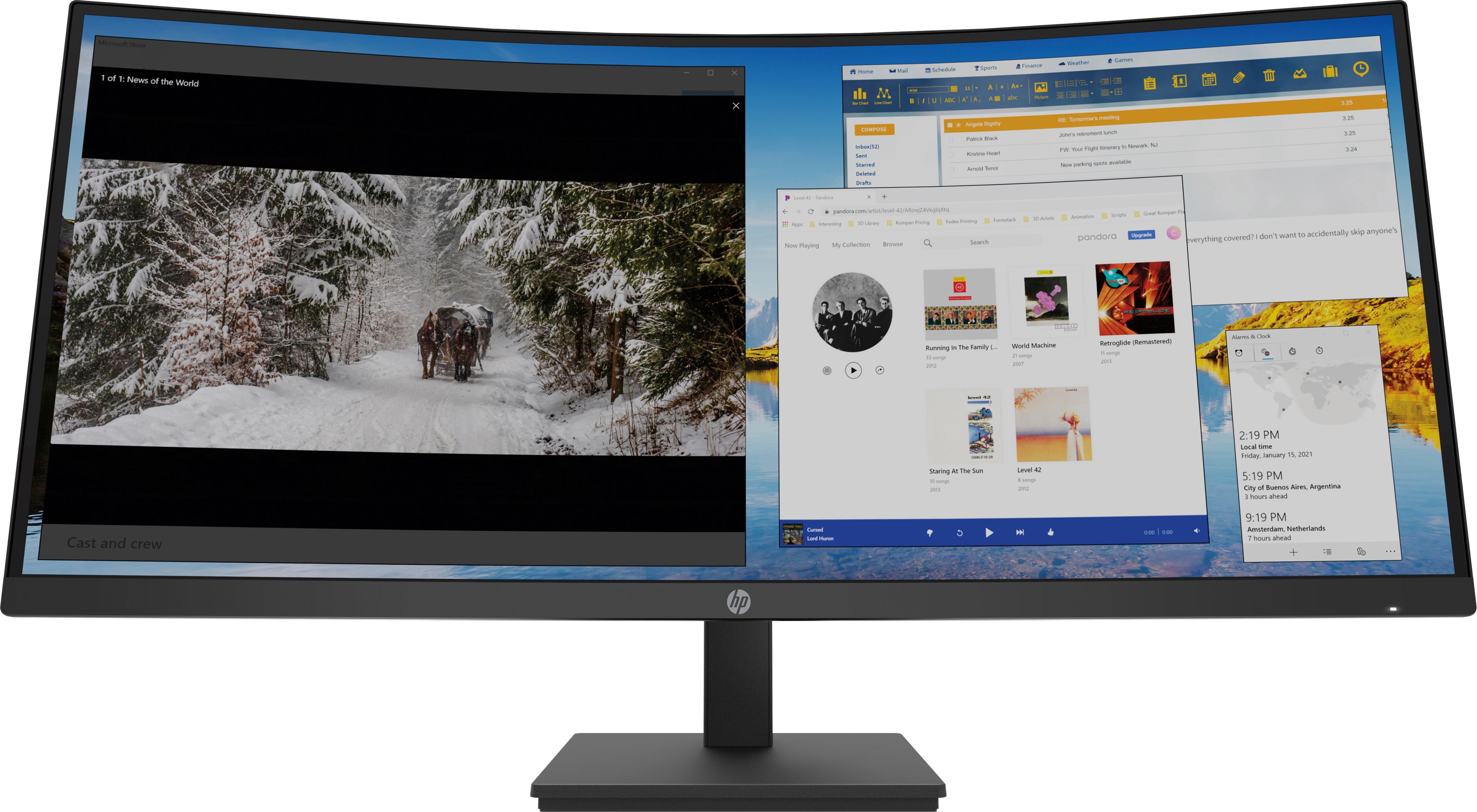 Monitor HP M34d WQHD Curved
