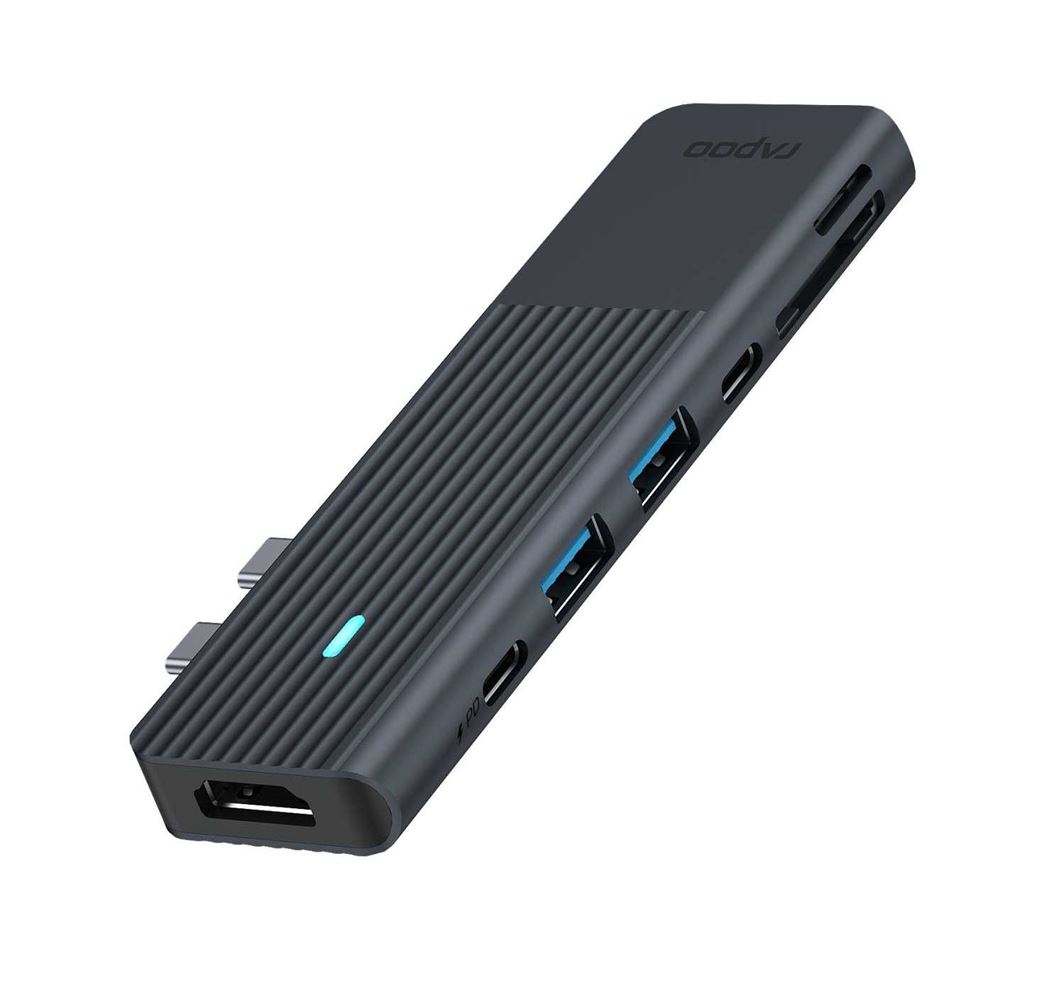 Adaptador RAPOO UCM-2003 Multiport 7 em 2 USB-C (MacBook) 217690