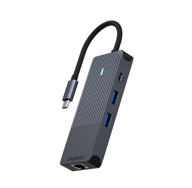 Adaptador RAPOO UCM-2004 Multiport 8 em 1 USB-C 217691