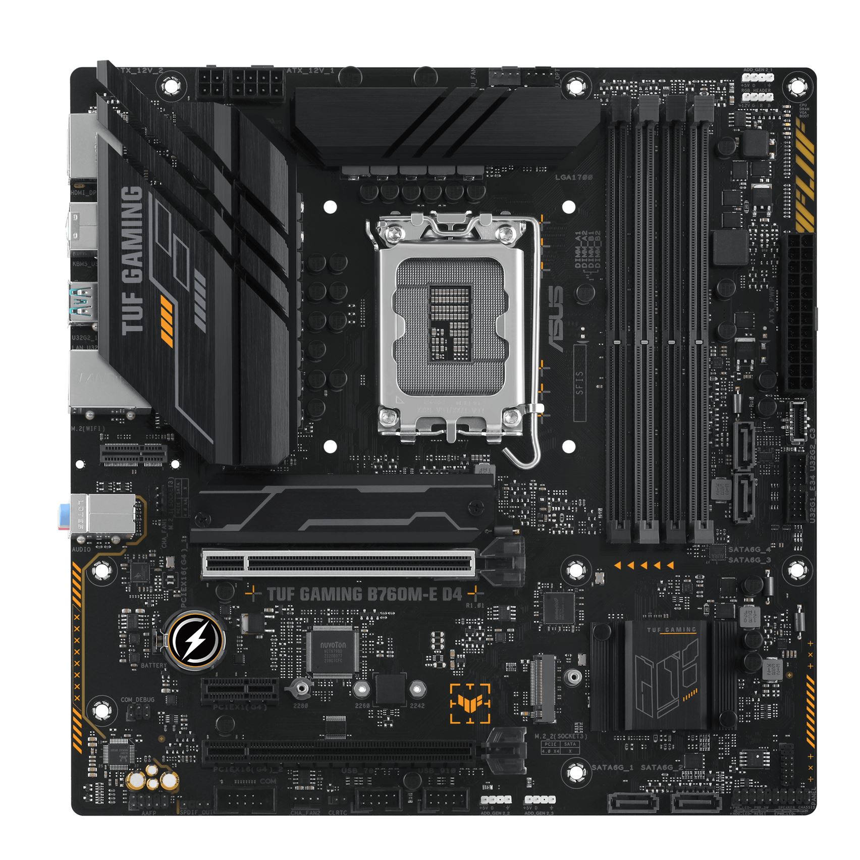MB ASUS TUF GAMING B760M-E D4 SK LGA1700 4DDR4 HDMI/DP mATX